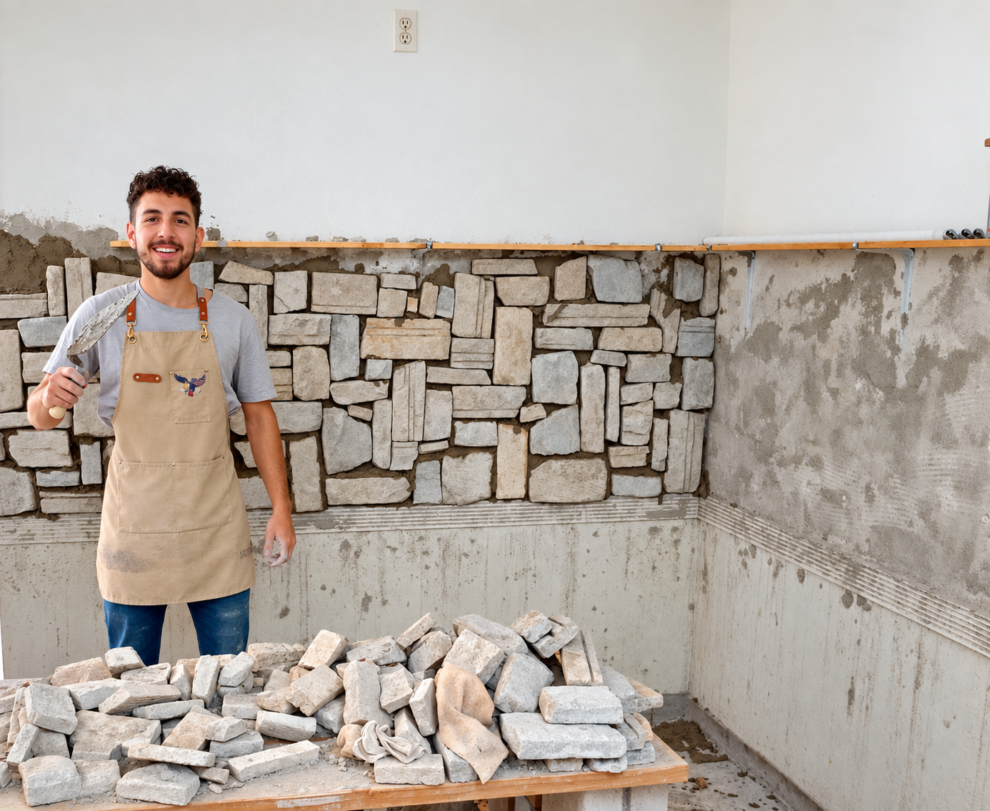 Masonry practice at Phoenix Masonry School